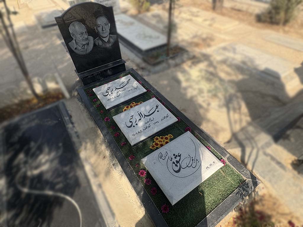 سنگ قبر سفید طبیعی کد - E114