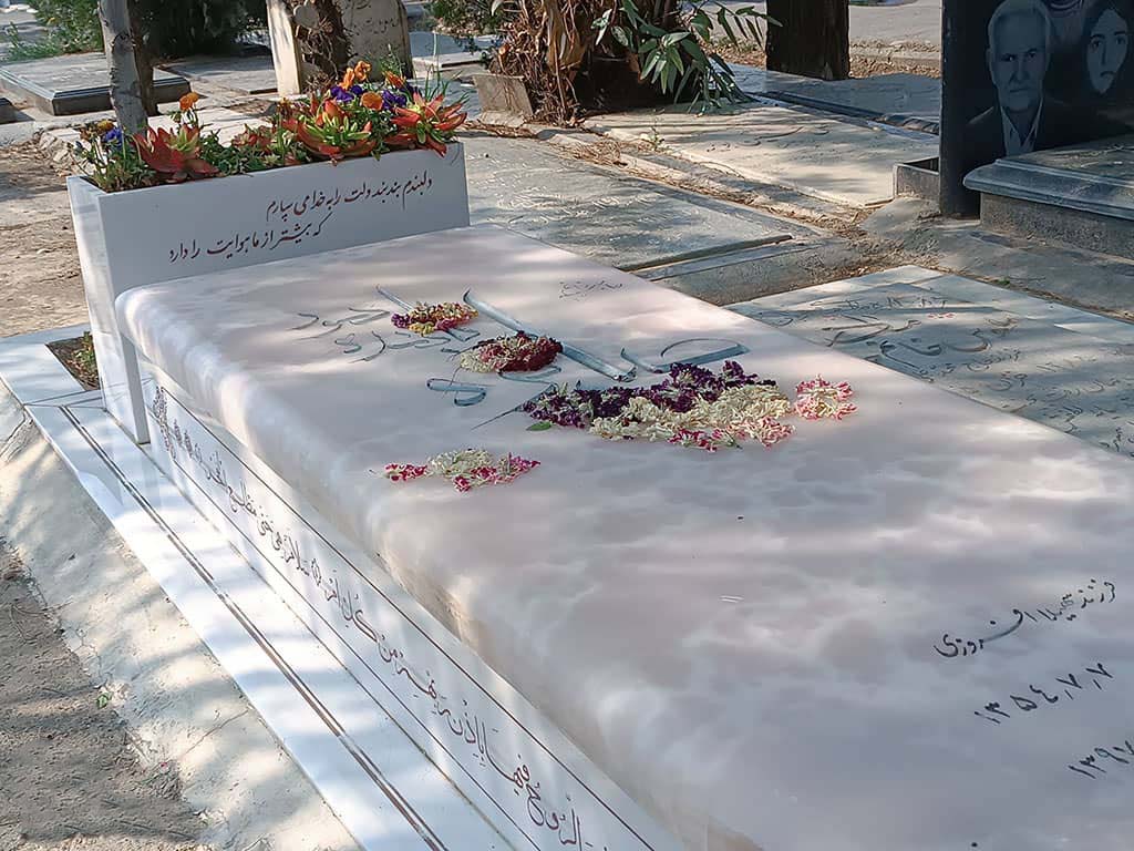 سنگ قبر مرمر کد - E124