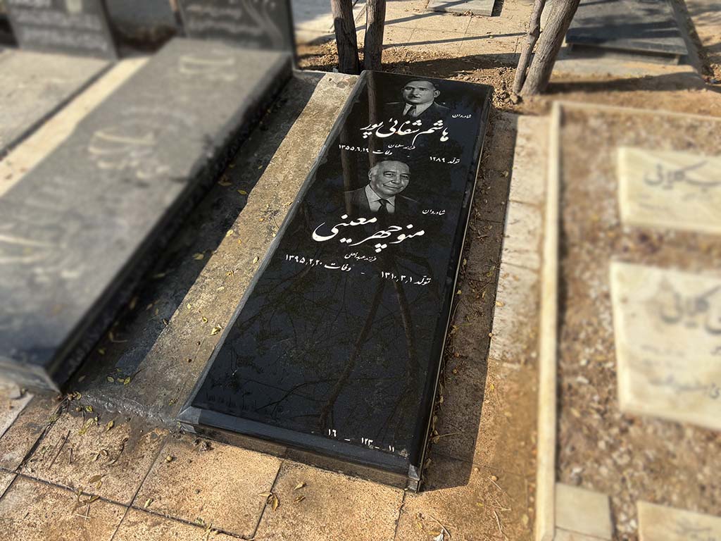 سنگ قبر گرانیت سیمین کد - C19